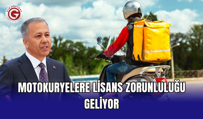 Motokuryelere lisans zorunluluğu geliyor