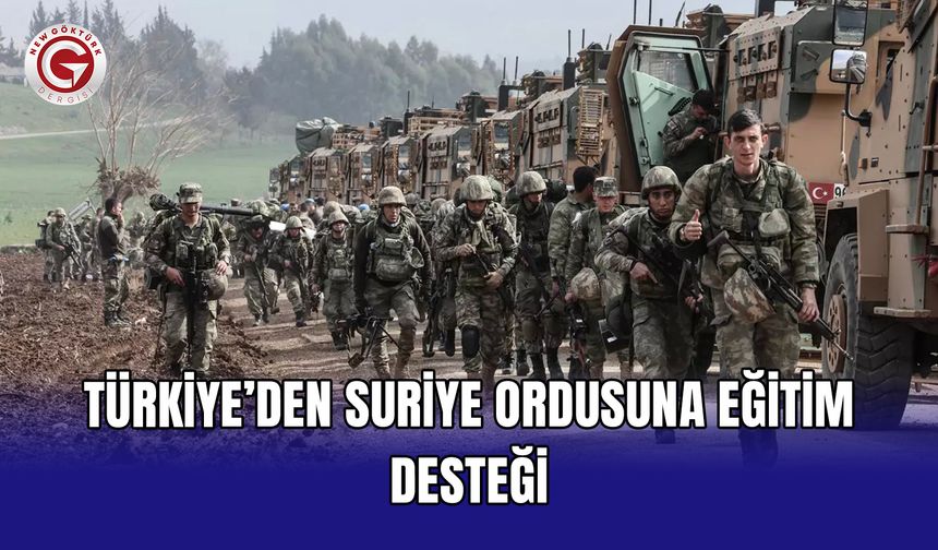Türkiye’den Suriye ordusuna eğitim desteği