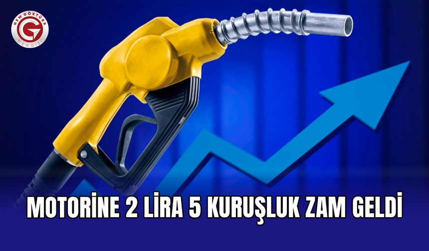 Motorine 2 lira 5 kuruşluk zam geldi