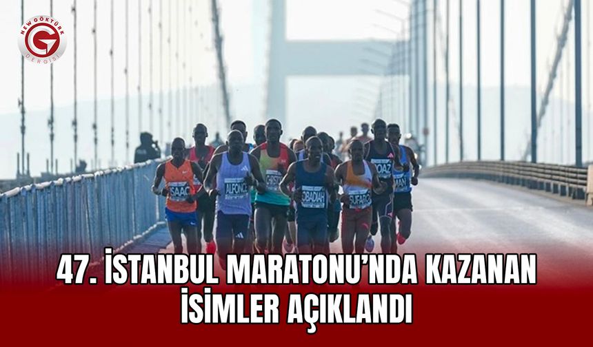 47. İstanbul Maratonu’nda kazanan isimler açıklandı