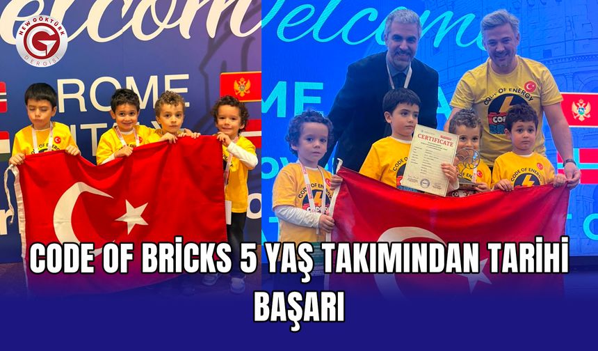 Code of Bricks 5 Yaş Takımından tarihi başarı