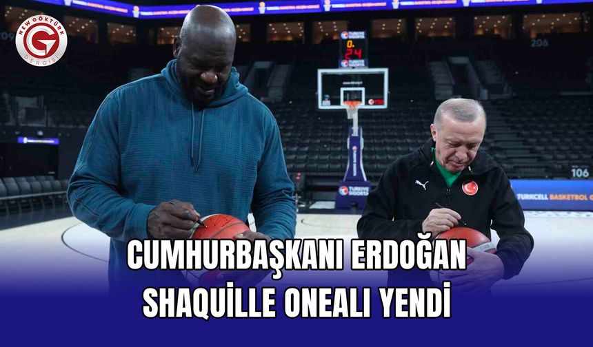 Cumhurbaşkanı Erdoğan Shaquille ONealı yendi