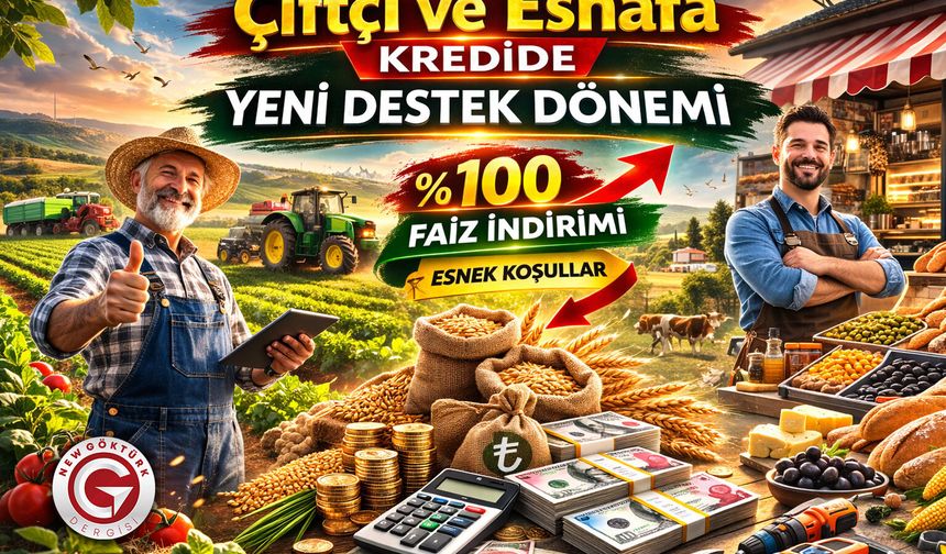 Çiftçi ve esnafa kredide yeni destek dönemi