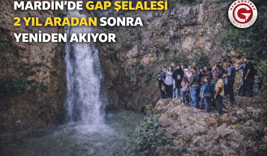 Mardin'de GAP Şelalesi 2 Yıl Sonra Yeniden Akıyor
