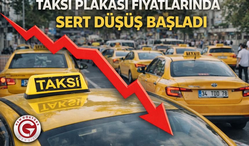 Taksi plakası fiyatlarında sert düşüş başladı