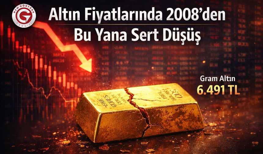 Altın Fiyatlarında 2008’den Bu Yana Sert Düşüş
