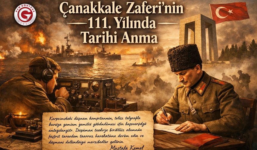 Çanakkale Zaferi’nin 111. Yılında Tarihi Anma