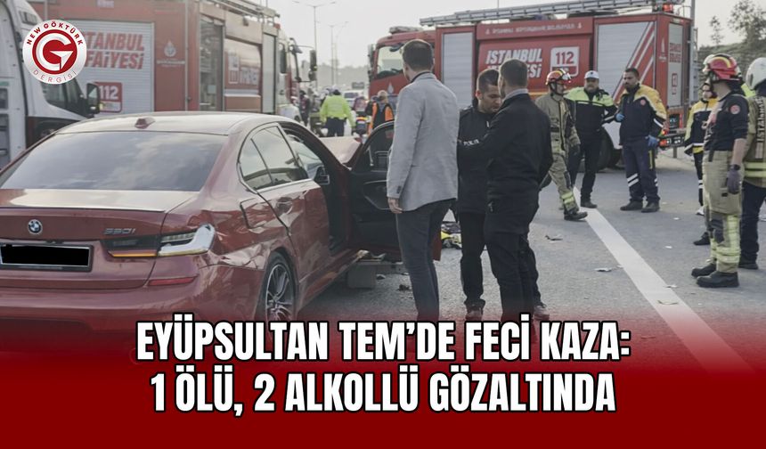 Eyüpsultan TEM’de Feci Kaza: 1 Ölü, 2 Alkollü Gözaltında