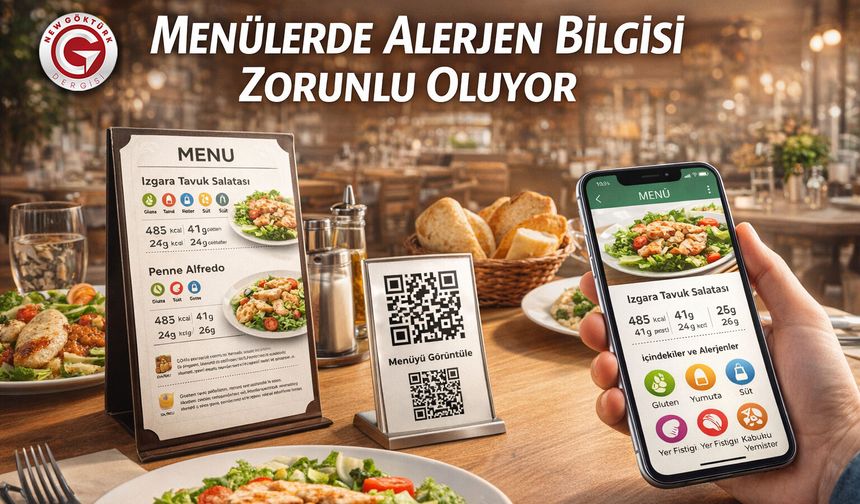 Menülerde Alerjen Bilgisi Zorunlu Oluyor