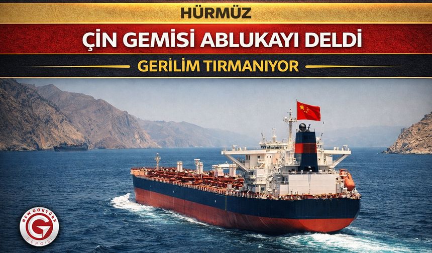 Ablukaya Rağmen Çin Gemisi Geçti