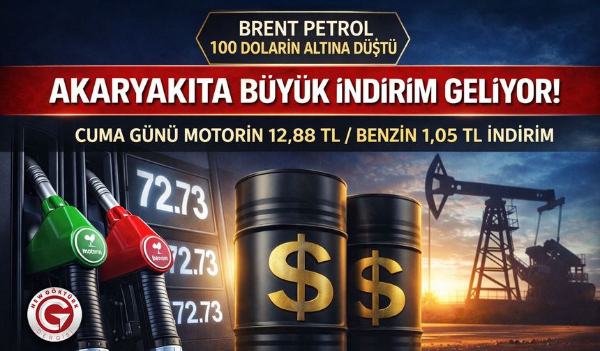 Akaryakıta Büyük İndirim Geliyor