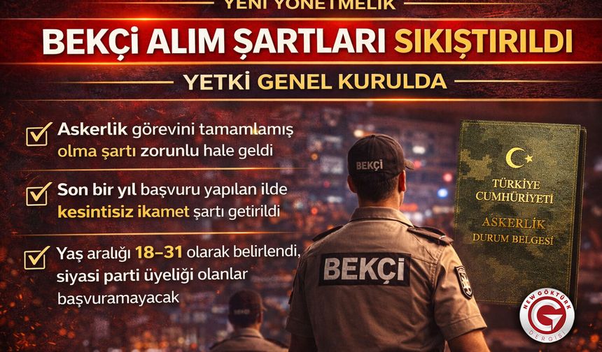 Bekçi Alım Şartları Sıkılaştırıldı