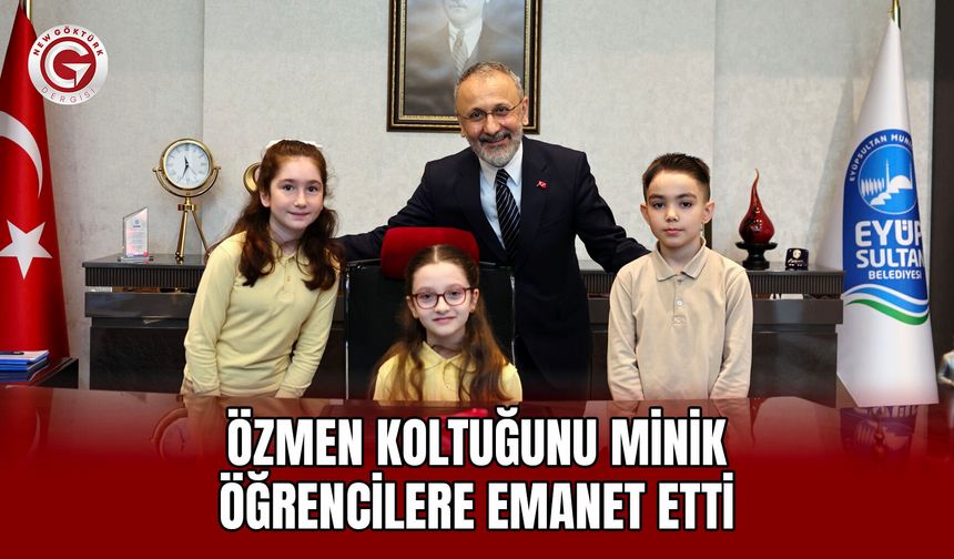 Mithat Bülent Özmen Koltuğunu Minik Öğrencilere Emanet Etti