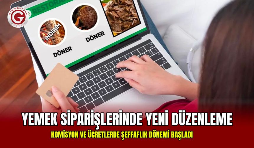 Yemek Siparişlerinde Yeni Düzenleme Devrede