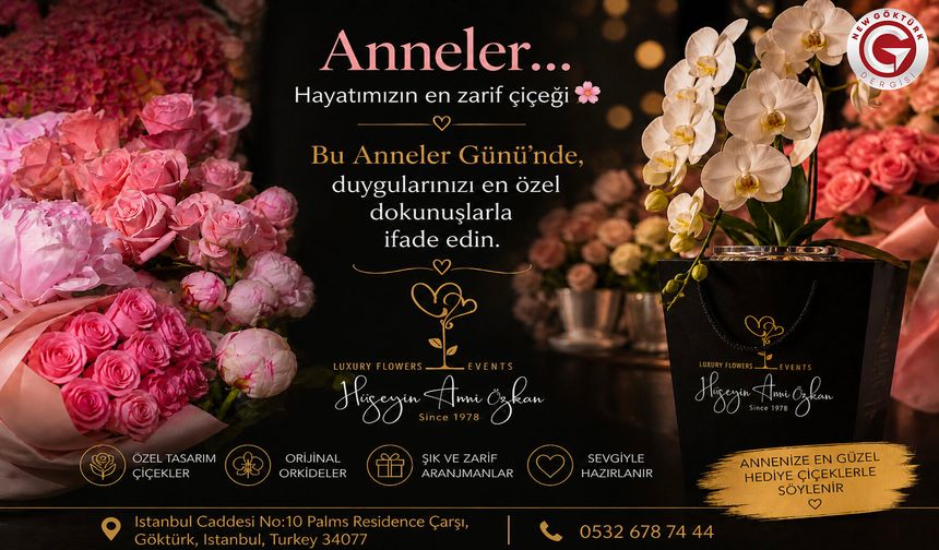 Anneler Günü’nde Zarif Çiçek Dokunuşları