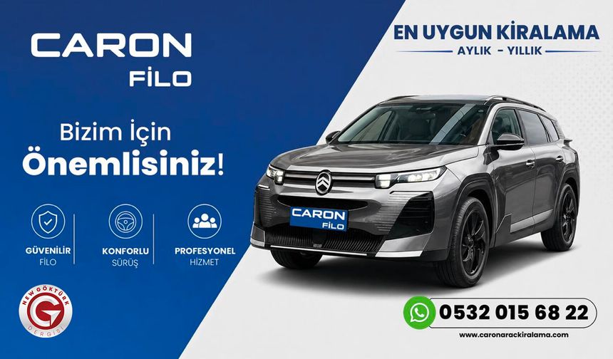 Caron Filo ile Kurumsal Araç Kiralama Çözümleri