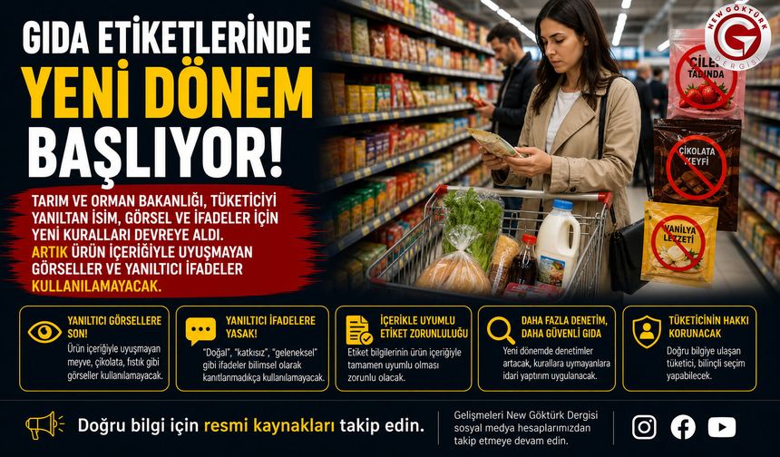 Gıda Etiketlerinde Yeni Uygulama Dönemi