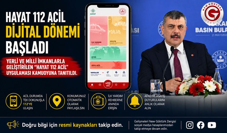 Hayat 112 Acil Dijital Dönemi Başladı