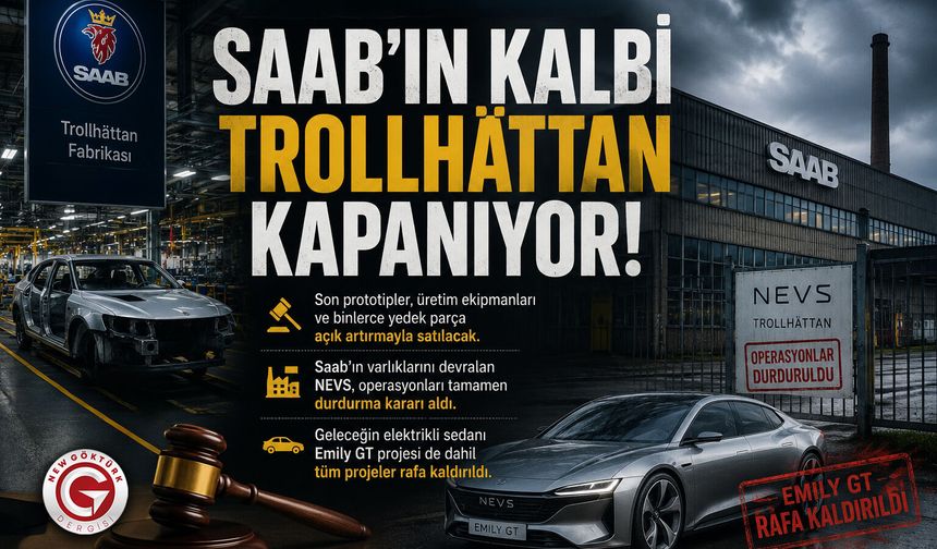 Saab’ın Efsane Fabrikası Resmen Kapanıyor