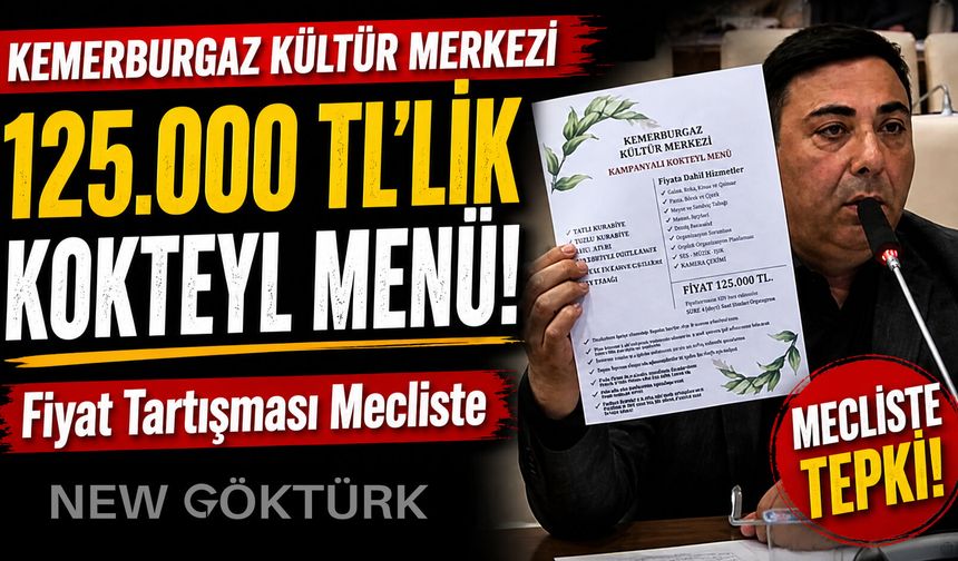 MHP’li Necdet Ekinci’den Kemerburgaz Kültür Merkezi Fiyatlarına Tepki