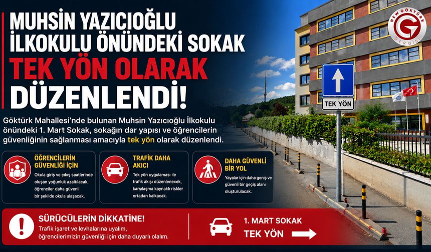 Muhsin Yazıcıoğlu İlkokulu Önündeki Sokak Düzenlendi