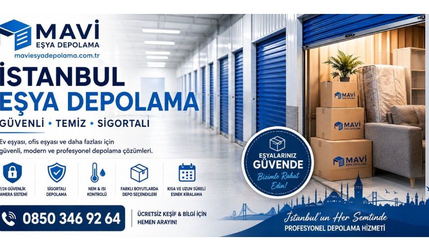 İstanbul Eşya Depolama Hizmetlerinde Güvenli ve Profesyonel Çözümler