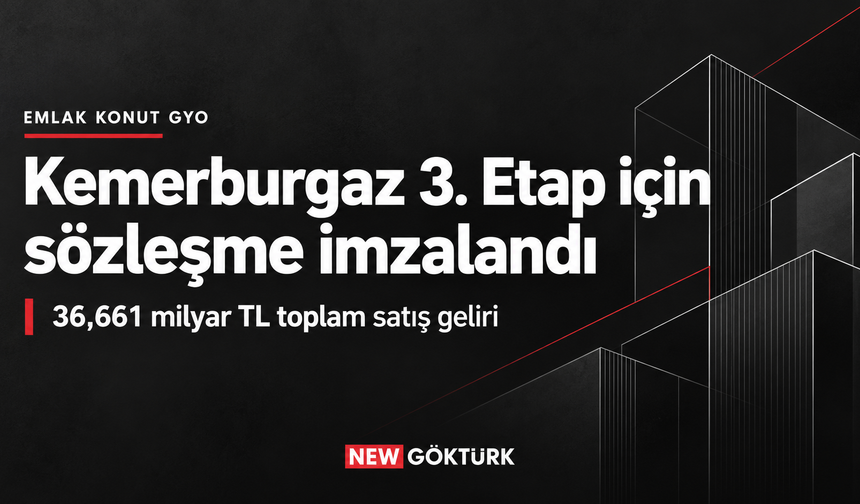 Kemerburgaz 3. Etap projesinde sözleşme imzalandı