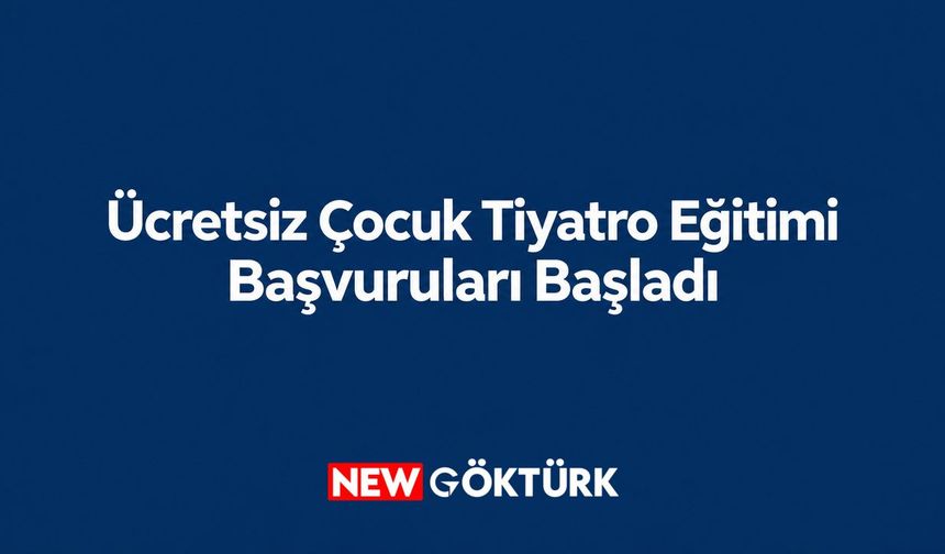 İBB’nin ücretsiz çocuk tiyatro eğitimi için başvurular başladı