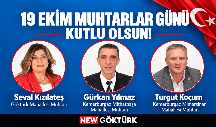 New Göktürk Kurucusu Kenan Yılmaz'dan 19 Ekim Muhtarlar Günü Mesajı