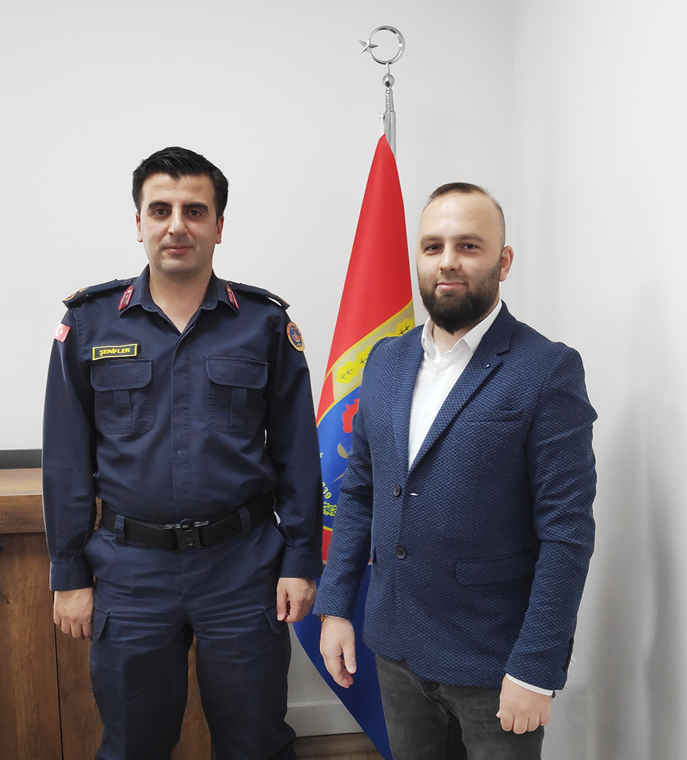  Arnavutköy İlçe Jandarma Komutanı Binbaşı Cabir Bülent Şerifler - New Göktürk Dergisi imtiyaz sahibi Kenan Yılmaz