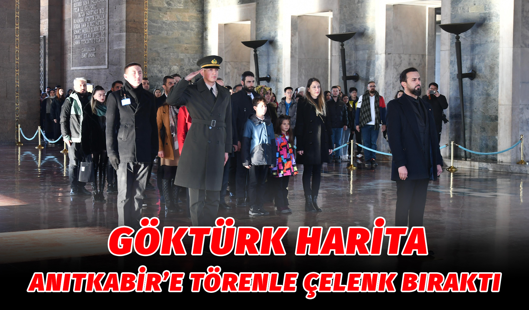 Göktürk Harita, Anıtkabir'e törenle çelenk bıraktı