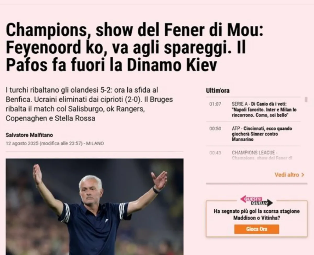 La Gazetta Dello Sport