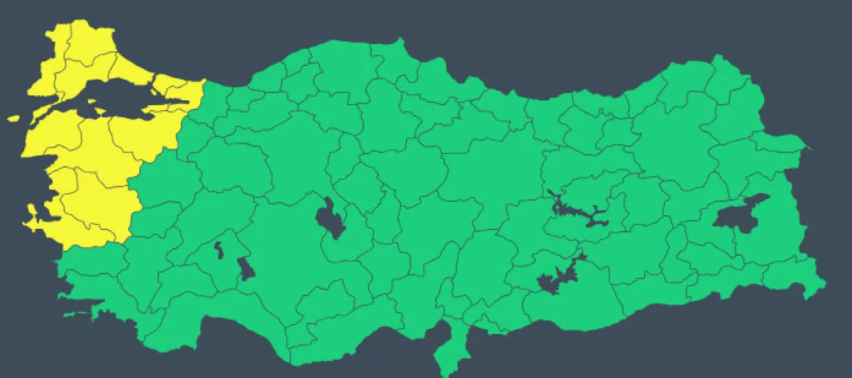 Meteoroloji Tahminlerine Göre, Yurdun Kuzey Ve Doğu Bölgelerinde Yer Yer Yoğun Bulutlu Hava Etkili Olacak.