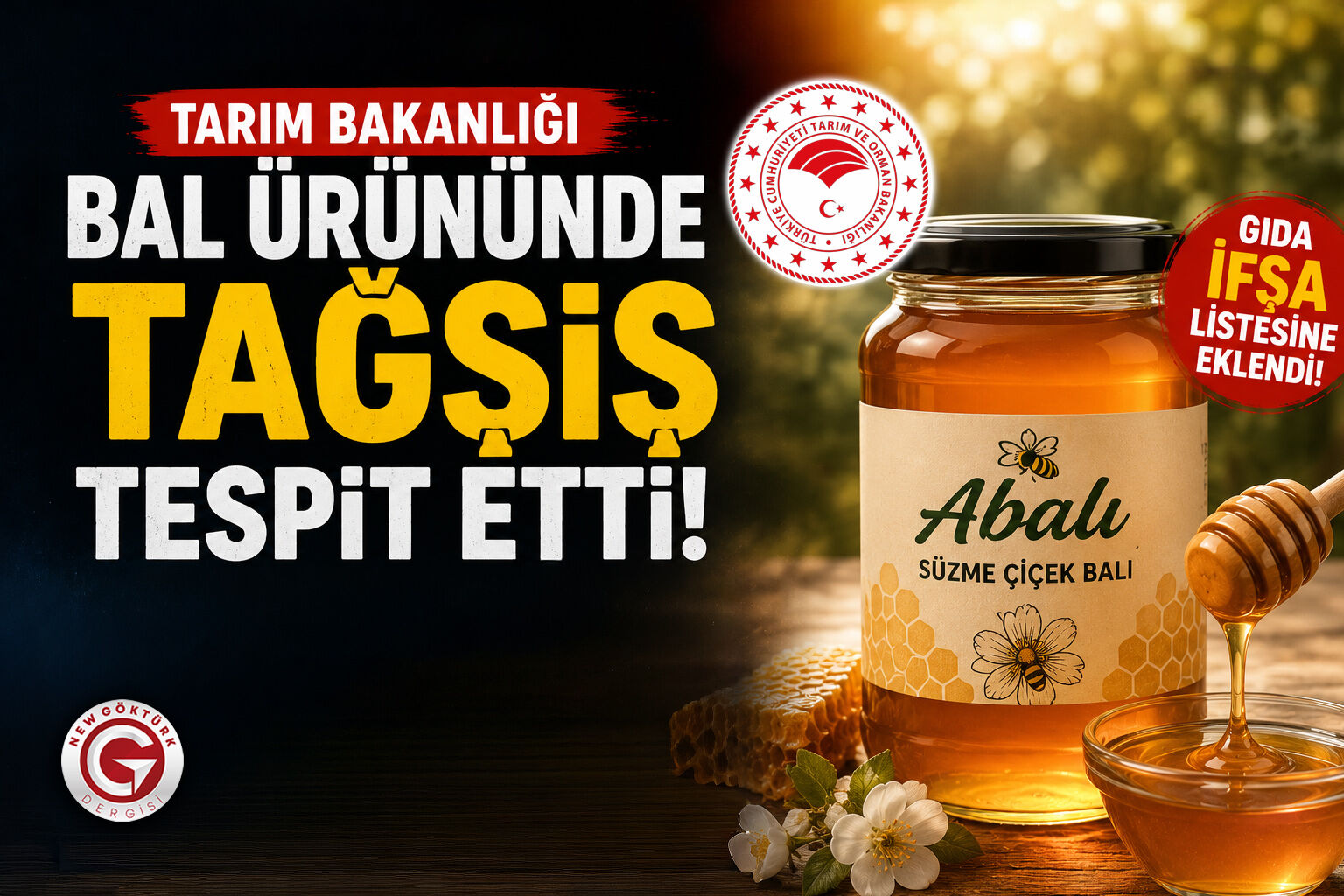 Tarım Bakanlığı Bal Ürününde Tağşiş Tespit Etti