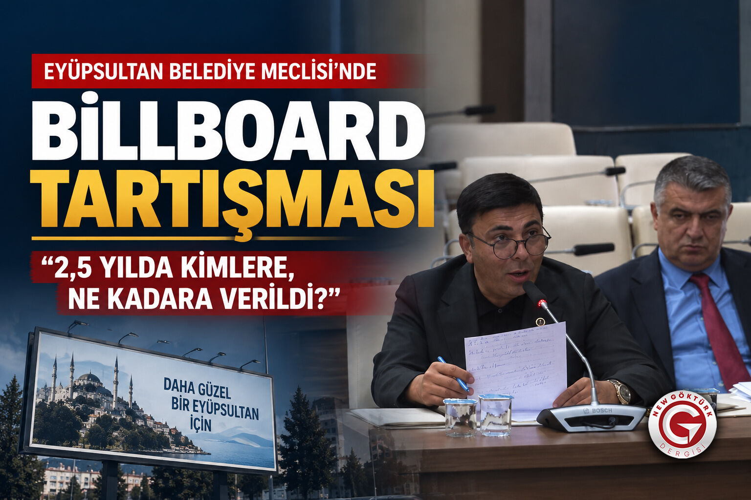 Eyüpsultan’da Billboard Tartışması Meclis Gündeminde