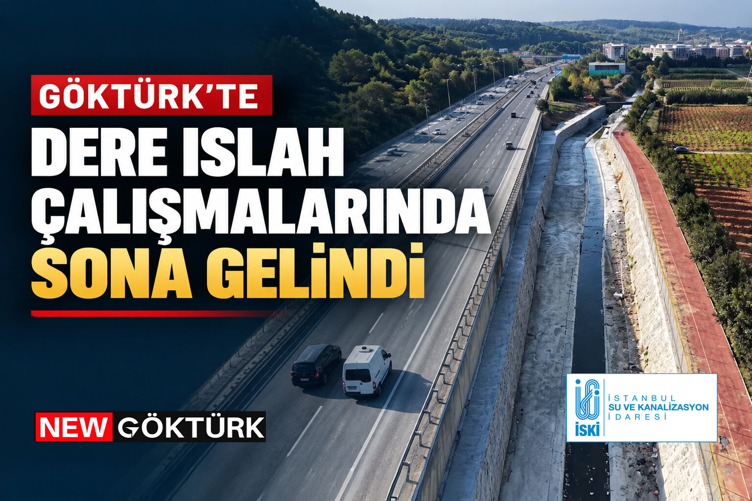 Göktürk'te Dere Islah Çalışmalarında Sona Gelindi