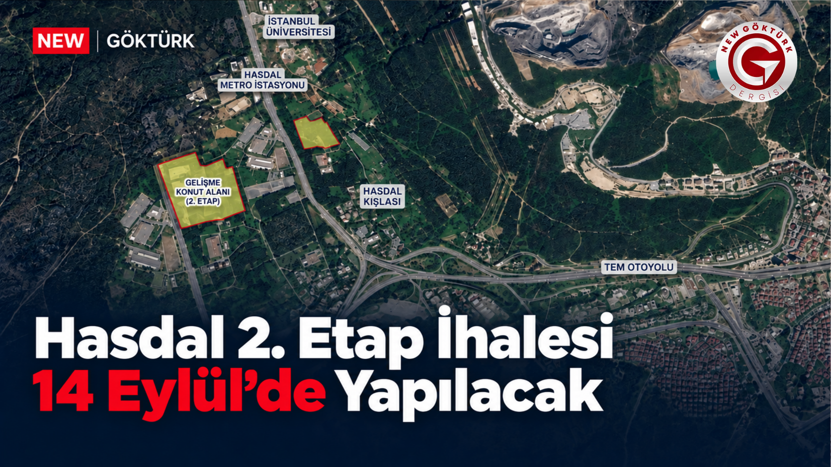 Hasdal 2. Etap İhalesi 14 Eylül’de Yapılacak
