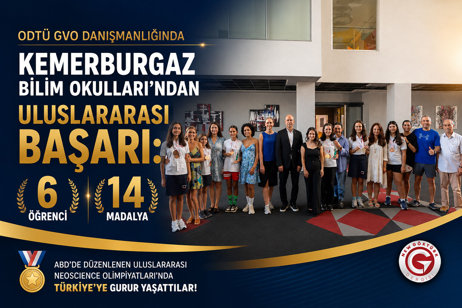 Kemerburgaz Bilim Okulları’ndan Uluslararası Başarı
