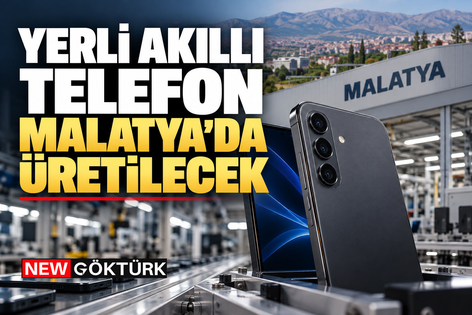 Yerli Akıllı Telefon Malatya'da Üretilecek