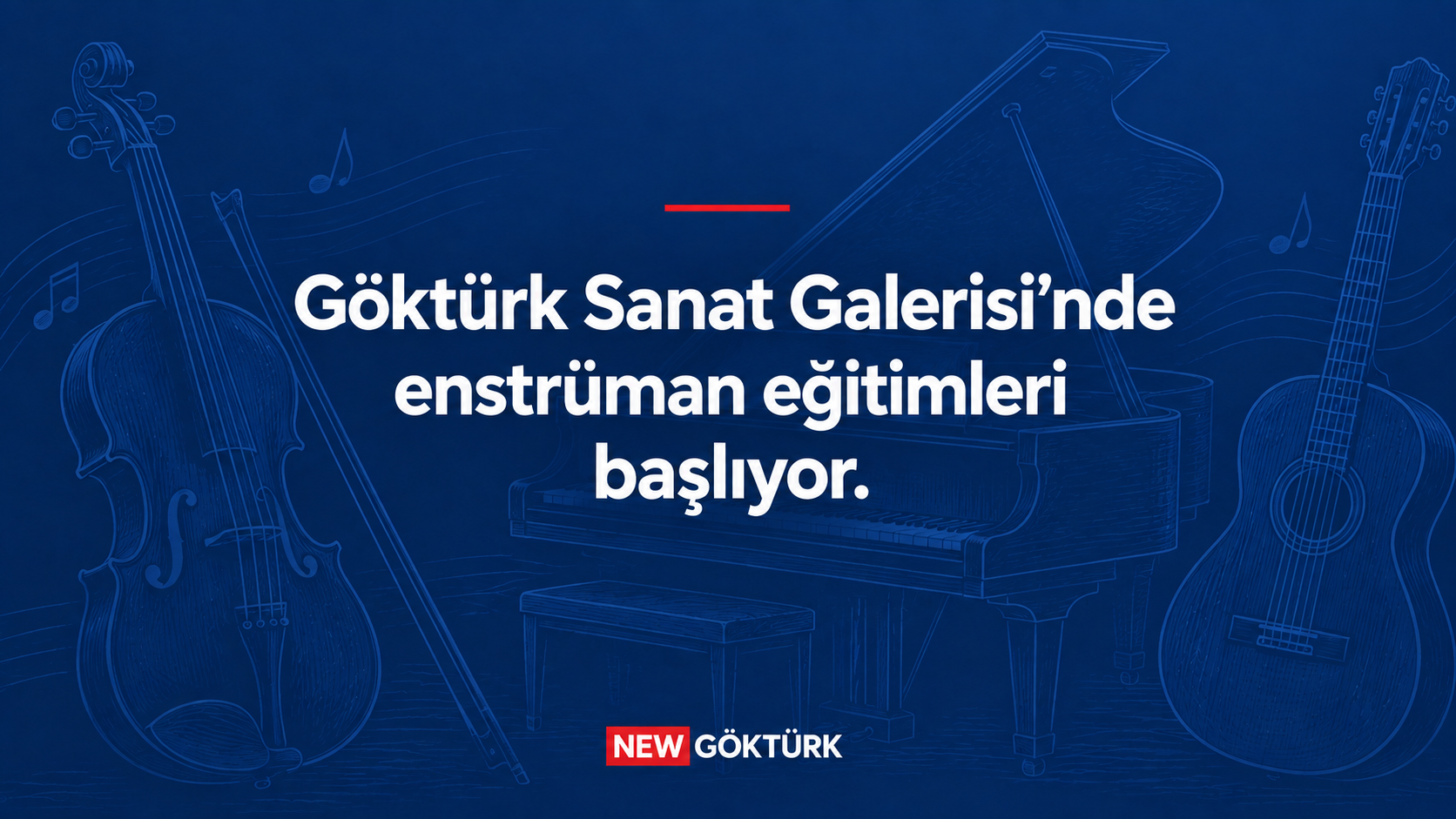 Göktürk Sanat Galerisi’nde enstrüman eğitimleri başlıyor