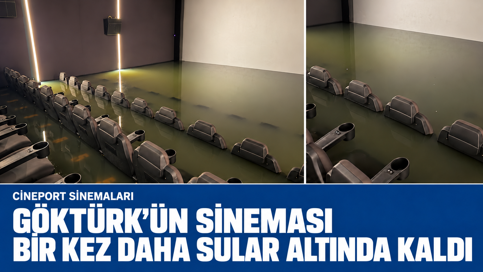 Göktürk’ün sineması bir kez daha sular altında kaldı
